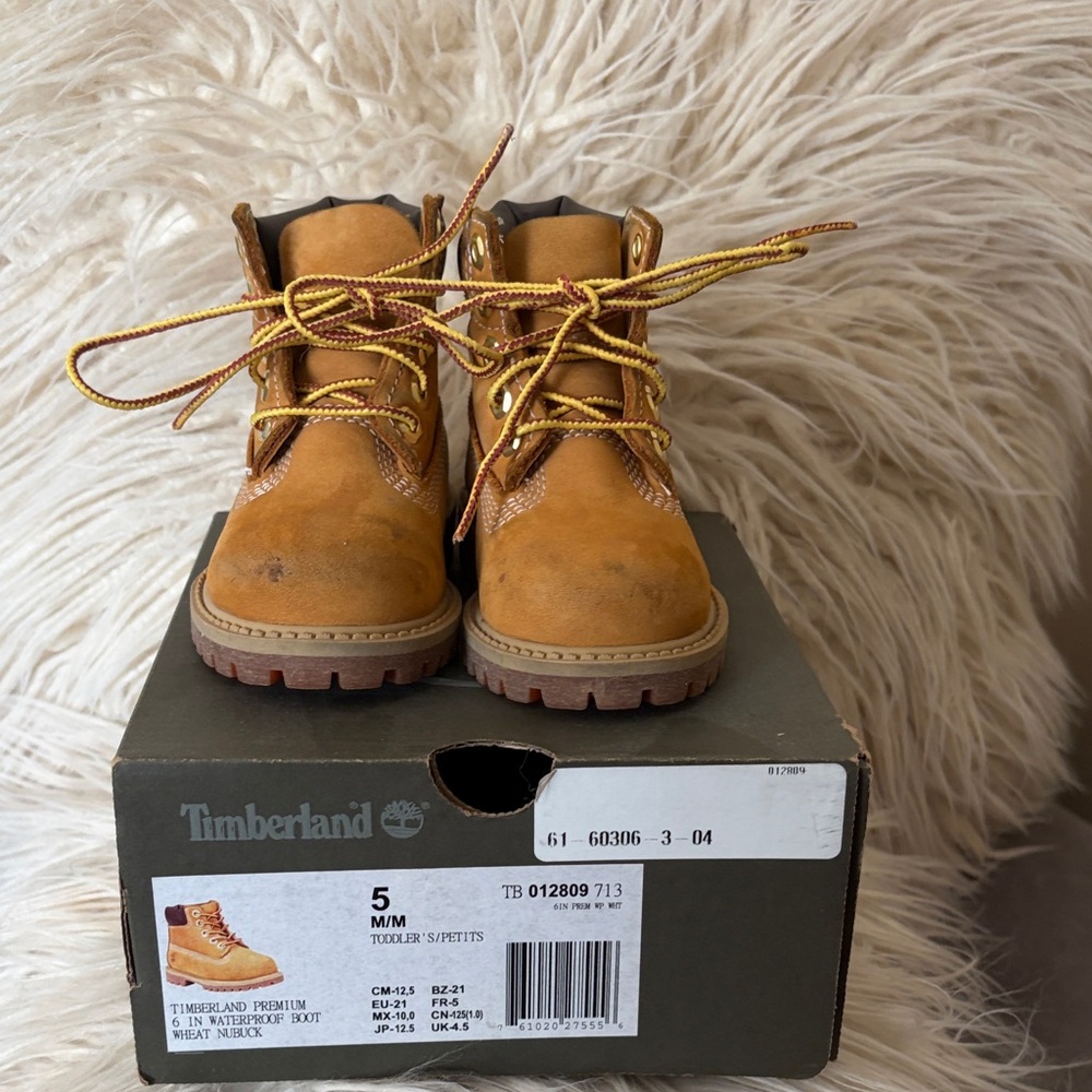 Timberland Kids Brown Lace-Up Boots
